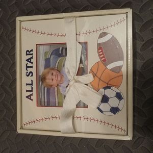 Kids line sports theme picture frame